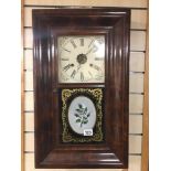 C.JEROME OGEE CLOCK 30 HRS RUNNING BRASS WORKS AND WEIGHT DRIVEN (NO WEIGHTS) 65CMS