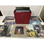 A GROUP OF SEVENTEEN VINTAGE VAN MORRISON VINYL ALBUMS IN CASE