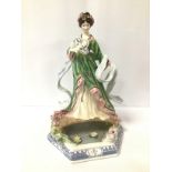 A ROYAL WORCESTER PORCELAIN FIGURE 'THE WILLOW PRINCESS' SCULPTED BY PETER HOLLAND FOR COMPTON AND