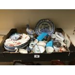 A COLLECTION OF CERAMICS, INCLUDING ASSORTED ORIENTAL ITEMS, RIDGWAYS PLATE AND MUCH, MUCH MORE