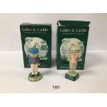 TWO LIMITED EDITION ROYAL DOULTON FIGURES 'GOLFER AND CADDIE' REF NUMBERS MCL 1 AND MCL 2,