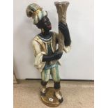 A RESIN VINTAGE BLACKAMOOR 91 CMS.