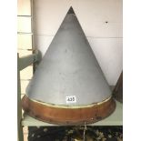 A VINTAGE AIRCRAFT NOSE CONE (LK75091/FRS5226) 56 CMS.