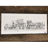 MICHAEL MCGUINNESS A PENCIL STUDY OF THE LEGENDARY UPPER STREET IN ISLINGTON FEATURING THE HOPE