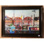 FRAMED PRINT TITLED ( AN INCONVENIENT TRUTH ) BY ALBERTO MARTINEZ