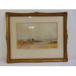 Edmund Morison Wimperis 1835-1900 framed and glazed watercolour of moorland landscape, signed bottom