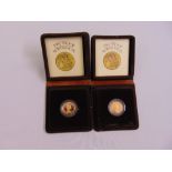 Two 1981 proof sovereigns in original packaging