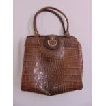 A Ripani brown leather ladies handbag