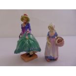 Royal Doulton figurines Pantalettes HN1362 and Annette HN1471