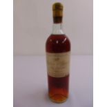 Chateau d Yquem Sauternes 1945