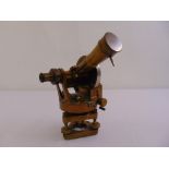 An ER Watts & Son brass Theodolite of customary form, serial number 15041