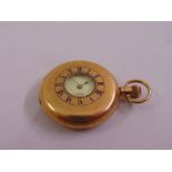 Waltham 9ct gold half hunter pocket watch, approx total weight 92.5g