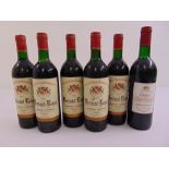 A quantity of French claret to include 1992 Versant Royal, Chateau Haut-Bourcier 2000 (6)