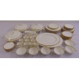Royal Worcester Viceroy part dinner service to include plates, bowls, serving dishes and meat