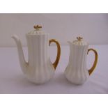 Doulton Burslem coffee pot and matching hot water jug