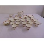 Paragon Elegance tea service to include teapot, milk jug, cups, saucers and plates (46)