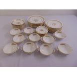 Spode Golden Fern part dinner service to include plates and bowls (53)