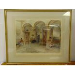 William Russell Flint framed and glazed signed limited edition polychromatic lithograph titled La