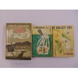 Ian Fleming three first editions, Thunderball, The Man with the Golden Gun and Thrilling Cities