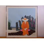 Lawrence Fleming framed and glazed polychromatic lithograph titled Together 1976 limited edition 2/