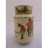 Royal Doulton Crombie Golf vase, marks to the base