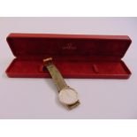 Omega DeVille gentlemans quartz wristwatch in original packaging