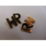 A pair of 9ct yellow gold cufflinks, approx total weight 9.6g