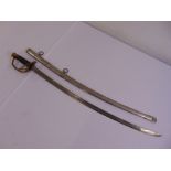 U.S Marines dress sword with shagreen handle in original scabbard