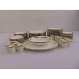 Royal Doulton Clarendon H4993 dinner service to include plates, bowls, serving dishes, meat plate,