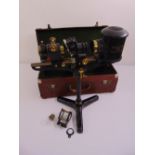 Flatters and Garnett Precision Micro-Projector in fitted leather case, to include a stand