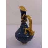 Royal Worcester flagon, pear shaped with dragon handle retailed by Waring and Gillow of Oxford