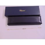Chopard 18ct yellow gold anklet, approx total weight 5.3g in original packaging