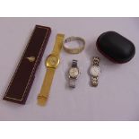 Four wristwatches to include Roamer, Tissot and Universal