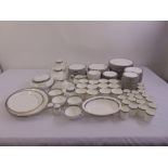 Royal Doulton Serenade dinner service for twelve place settings to include plates, bowls, serving