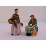 Two Royal Doulton figurines Fortune Teller HN2159 and The Orange Lady HN1759
