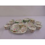 Minton Haddon Hall teaset for six place settings, to include plates, cups and saucers (20)