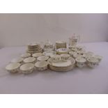 Royal Albert Brigadoon part dinner and teaset to include plates, bowls, cups, saucers and teapot (