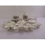 Royal Doulton Arlington dinner and teaset for twelve place settings to include plates, bowls,