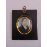 A mid Victorian miniature of Christopher Watson dated 1848