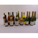 Four 75cl bottles of NV champagne and nine bottles of wine (13)