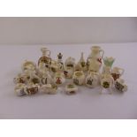 A quantity of crested Goss porcelain to include Masonic and St Thomas Hospital (29)