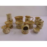 Ardington stoneware ceramics to include jugs, vases and candlesticks (11)
