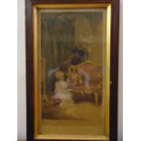 M Goodman framed and glazed picture titled Thats Rude Doggie, signed bottom left, 50 x 27cm