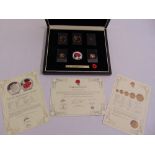 The 2017 Remembrance Day set, to include five gold proof coins and a silver coin, limited edition