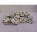 Royal Worcester Evesham pattern dinner service to include dishes, covered bowls and platters