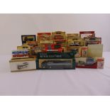 A quantity of diecast to include Lledo cars, trucks and buses all in original packaging (55)