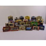 A quantity of diecast to include Matchbox, Original Omnibus, Days Gone, EFE cars, trucks and