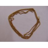 9ct yellow gold belcher chain, approx total weight 26.3g