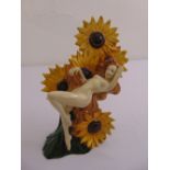 Carltonware figurine The Carlton Girl Sunflower 53/600, marks to the base