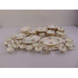 Minton Marlow dinner service to include plates, bowls, serving dishes, condiments and a sauce boat